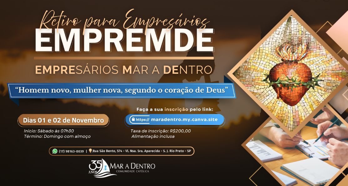 Retiro para Empresários: EMPREMDE - Mar a Dentro