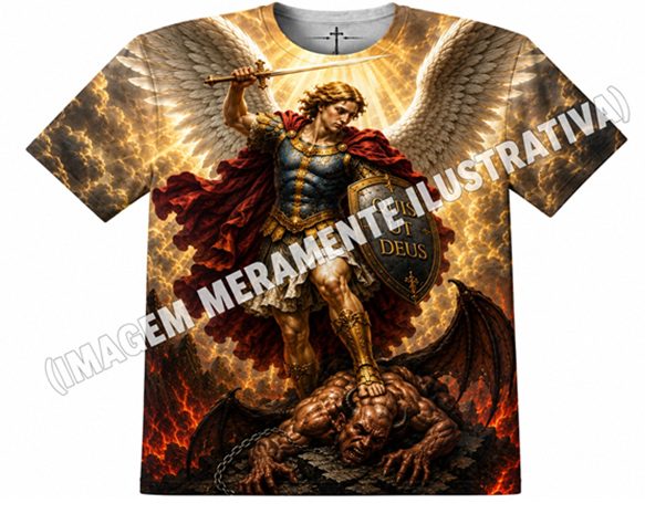 Camiseta São Miguel Arcanjo (Retirada no local!)