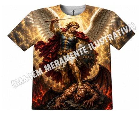  Camiseta São Miguel Arcanjo + FRETE